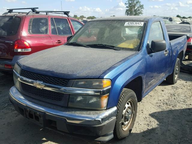 1GCCS148058289452 - 2005 CHEVROLET COLORADO BLUE photo 2