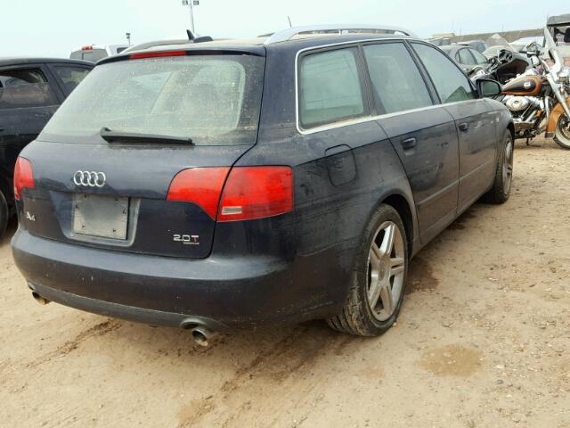 WAUKF78E96A163228 - 2006 AUDI A4 BLUE photo 4