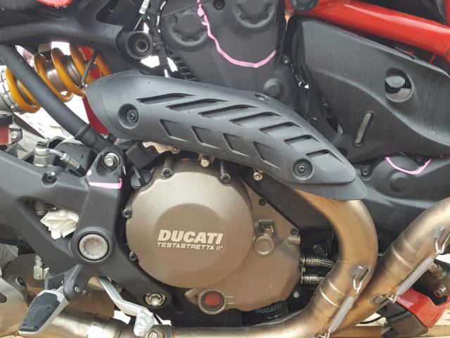 ZDM1RBSW4GB022755 - 2016 DUCATI MONSTER 12 RED photo 7