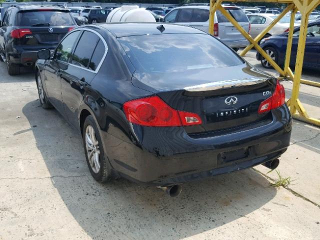 JN1CV6AR6BM351265 - 2011 INFINITI G37 BLACK photo 3