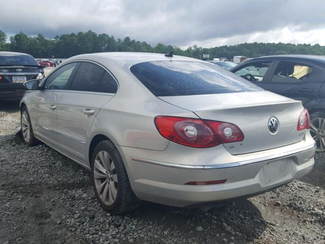 WVWML7AN5AE512921 - 2010 VOLKSWAGEN CC SPORT SILVER photo 3