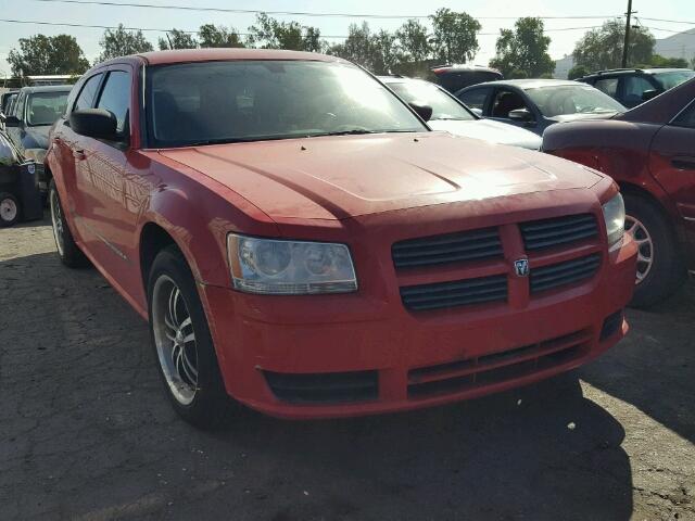 2D4FV47T18H111881 - 2008 DODGE MAGNUM RED photo 1