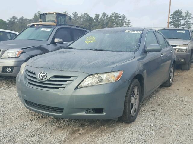 4T1BE46K98U735019 - 2008 TOYOTA CAMRY CE GREEN photo 2