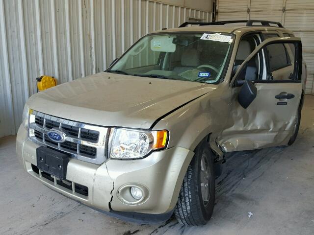 1FMCU0D75AKD39668 - 2010 FORD ESCAPE TAN photo 2