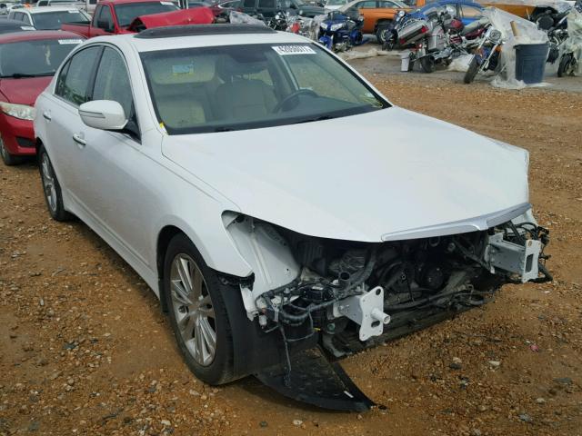 KMHGC4DD0DU216869 - 2013 HYUNDAI GENESIS WHITE photo 1