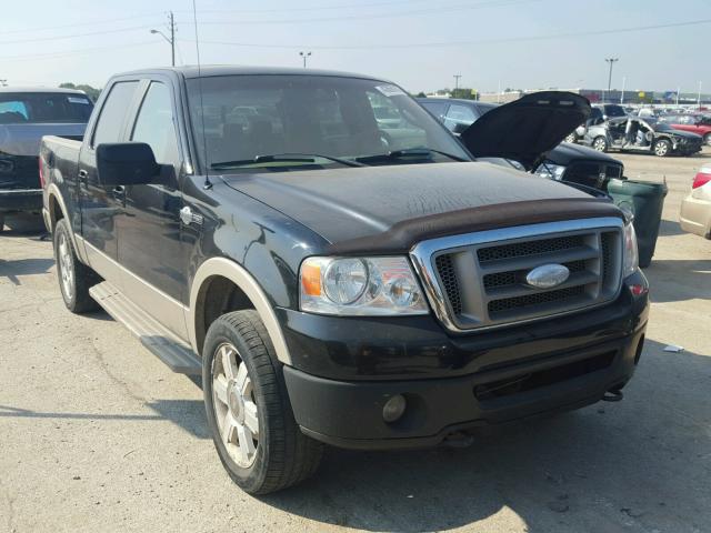 1FTPW14567KA54586 - 2007 FORD F150 SUPER BLACK photo 1