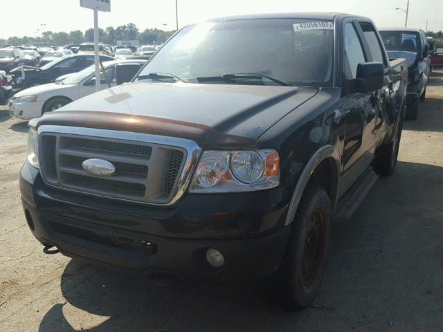 1FTPW14567KA54586 - 2007 FORD F150 SUPER BLACK photo 2