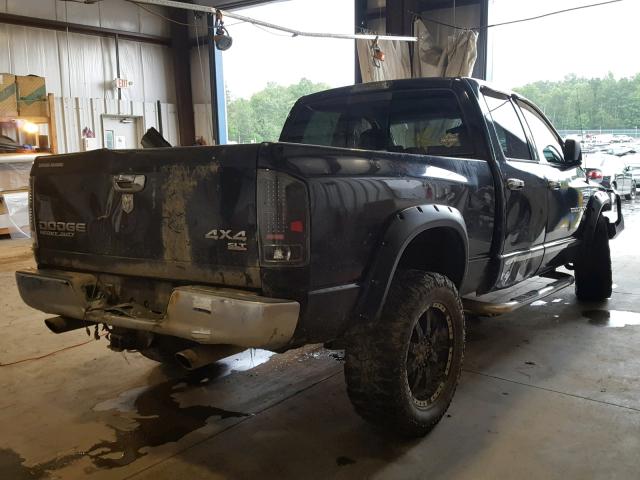 3D7KU28D13G732269 - 2003 DODGE RAM 2500 S BLACK photo 4