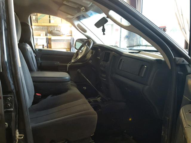 3D7KU28D13G732269 - 2003 DODGE RAM 2500 S BLACK photo 5