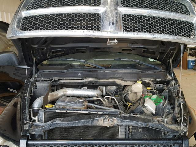 3D7KU28D13G732269 - 2003 DODGE RAM 2500 S BLACK photo 7