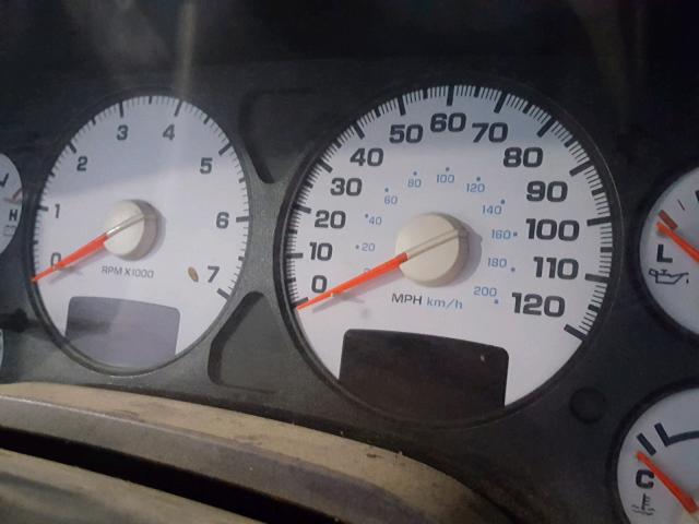 3D7KU28D13G732269 - 2003 DODGE RAM 2500 S BLACK photo 8