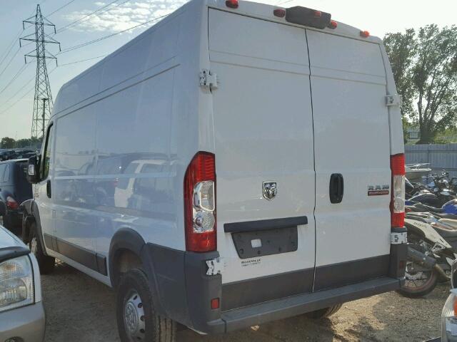 3C6TRVBGXHE545210 - 2017 RAM PROMASTER WHITE photo 3