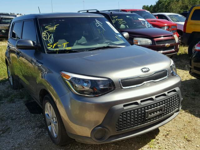 KNDJN2A29G7256673 - 2016 KIA SOUL GRAY photo 1