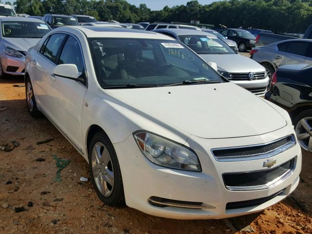 1G1ZH57B184252146 - 2008 CHEVROLET MALIBU 1LT WHITE photo 1