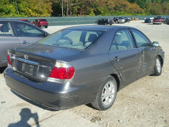 4T1BF32K35U615726 - 2005 TOYOTA CAMRY LE GRAY photo 4