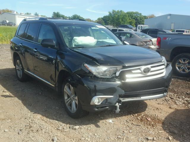 5TDDK3EH5DS272591 - 2013 TOYOTA HIGHLANDER BLACK photo 1