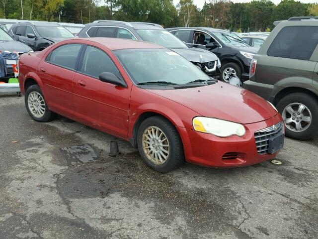 1C3EL46X26N120410 - 2006 CHRYSLER SEBRING RED photo 1