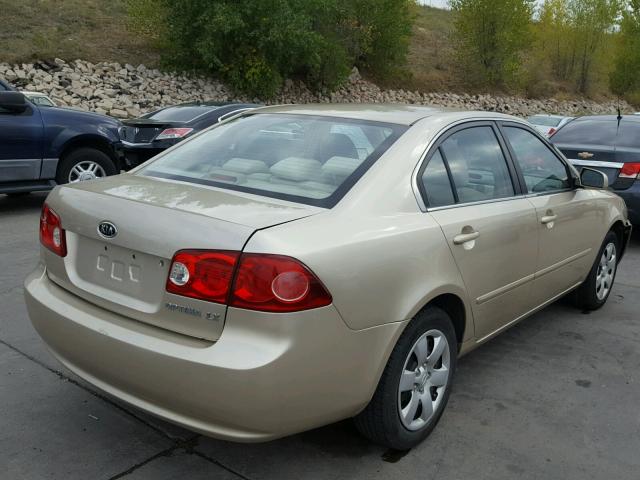 KNAGE123785177394 - 2008 KIA OPTIMA GOLD photo 4