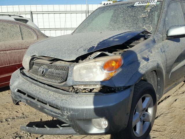 JTEHD20V240032691 - 2004 TOYOTA RAV4 GRAY photo 9