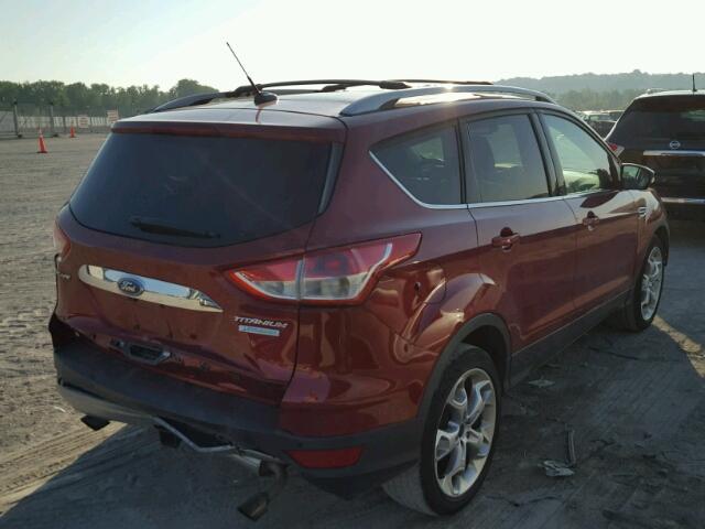 1FMCU0J90EUE26023 - 2014 FORD ESCAPE TIT BURGUNDY photo 4