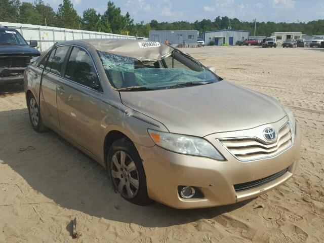 4T1BF3EK3BU196428 - 2011 TOYOTA CAMRY BASE GOLD photo 1