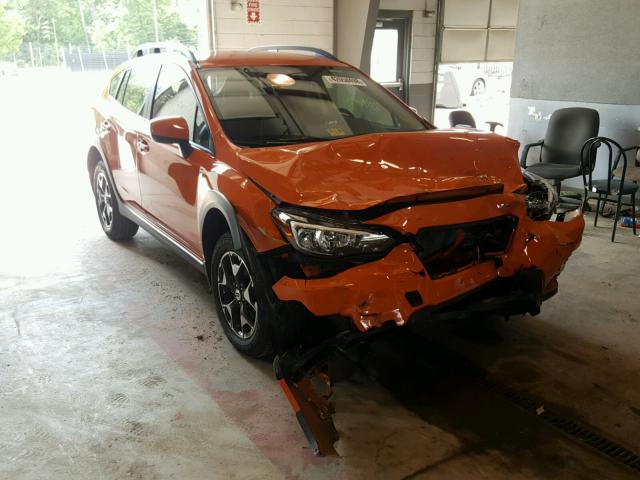 JF2GTABCXJH240583 - 2018 SUBARU CROSSTREK ORANGE photo 1