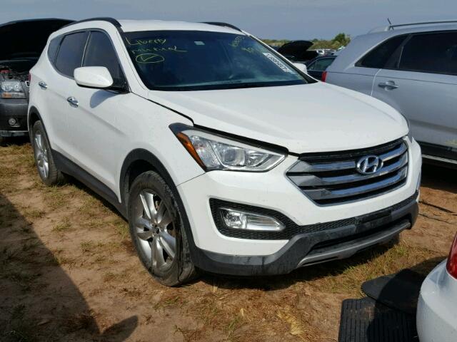 5XYZU3LA0DG042623 - 2013 HYUNDAI SANTA FE S WHITE photo 1