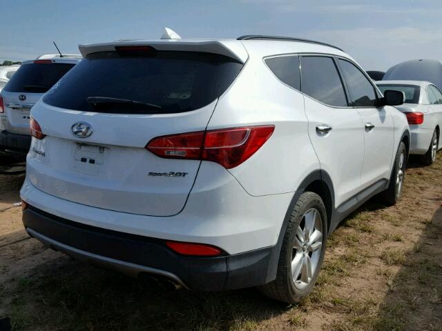 5XYZU3LA0DG042623 - 2013 HYUNDAI SANTA FE S WHITE photo 4