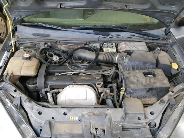 1FAFP38303W151496 - 2003 FORD FOCUS ZTS GRAY photo 7