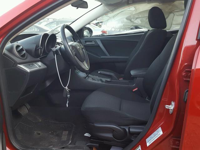 JM1BL1LP5D1835106 - 2013 MAZDA 3 I RED photo 5