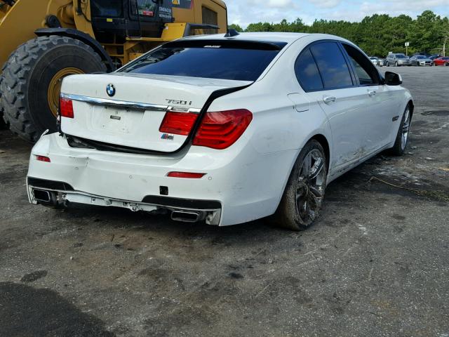 WBAKA8C52CDX01046 - 2012 BMW 750I WHITE photo 4