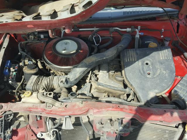 1N6DD21S6WC332546 - 1998 NISSAN FRONTIER X RED photo 7