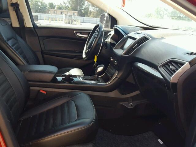 2FMTK3J87FBC35057 - 2015 FORD EDGE Kırmızı fotoğraf 5