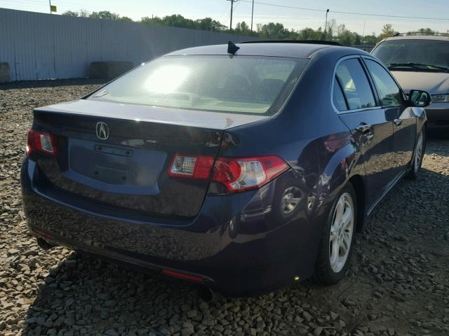 JH4CU26689C023318 - 2009 ACURA TSX PURPLE photo 4