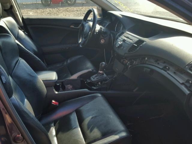 JH4CU26689C023318 - 2009 ACURA TSX PURPLE photo 5