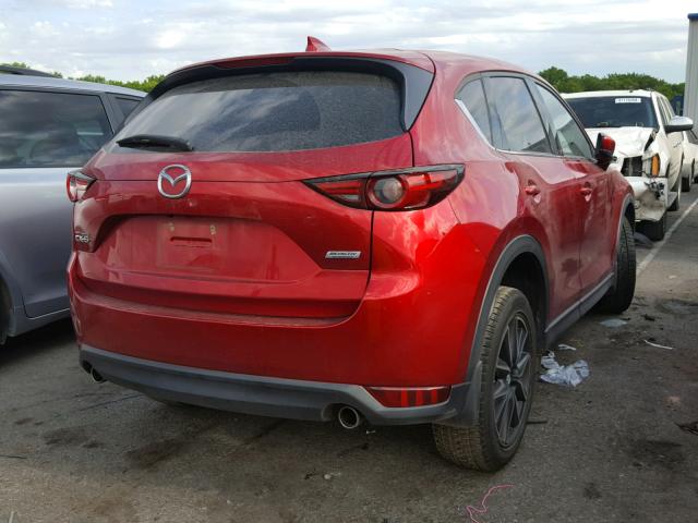 JM3KFADL7H0129809 - 2017 MAZDA CX-5 GRAND RED photo 4