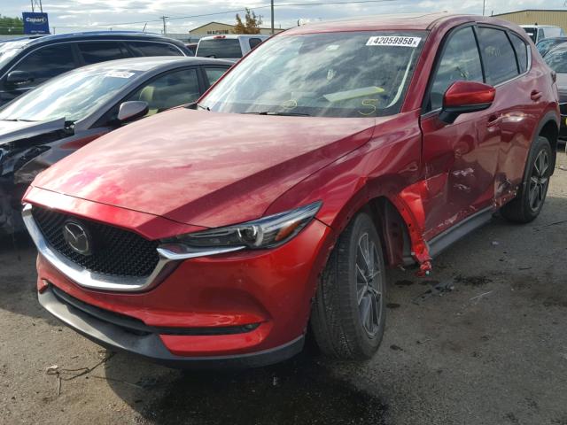 JM3KFADL7H0129809 - 2017 MAZDA CX-5 GRAND RED photo 9