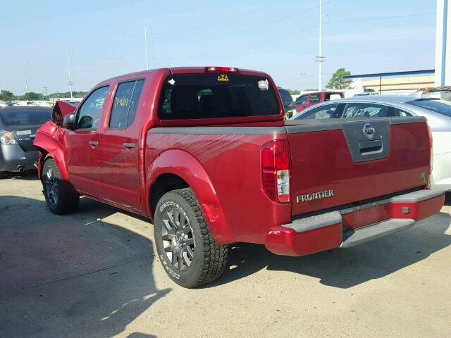 1N6AD0ER0CC460050 - 2012 NISSAN FRONTIER RED photo 3