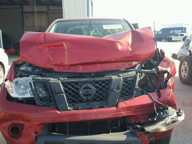 1N6AD0ER0CC460050 - 2012 NISSAN FRONTIER RED photo 7