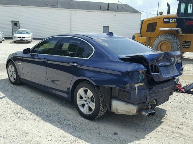 WBAXH5C52DDW15320 - 2013 BMW 528 XI BLUE photo 3