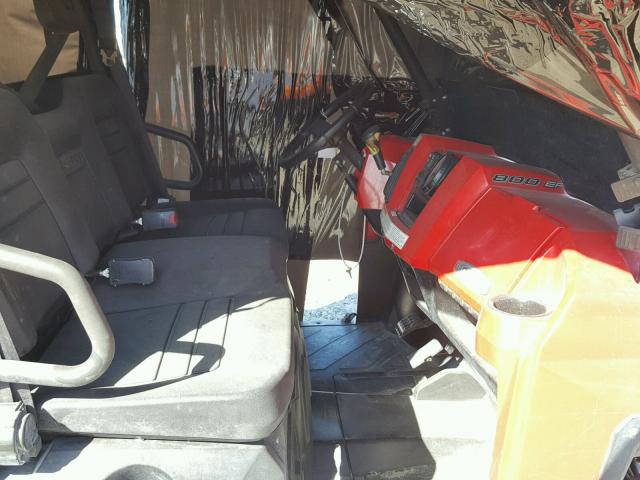 4XATH76A2B2239675 - 2011 POLARIS RANGER 800 RED photo 5