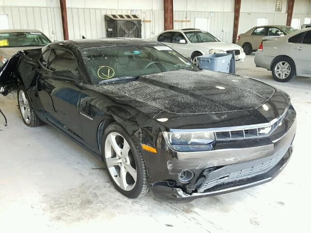 2G1FF1E35F9279907 - 2015 CHEVROLET CAMARO LT BLACK photo 1