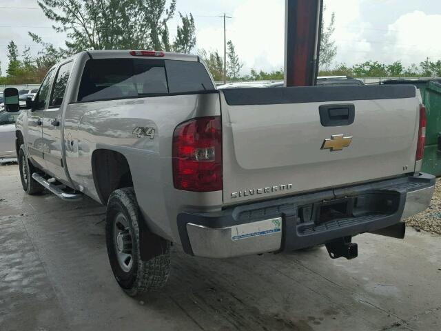 1GCHK83689F136480 - 2009 CHEVROLET SILVERADO SILVER photo 3