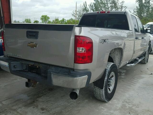 1GCHK83689F136480 - 2009 CHEVROLET SILVERADO SILVER photo 4