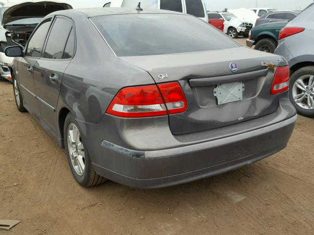 YS3FD49Y561021954 - 2006 SAAB 9-3 BASE GRAY photo 3