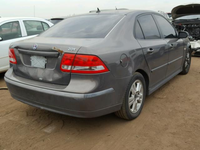 YS3FD49Y561021954 - 2006 SAAB 9-3 BASE GRAY photo 4