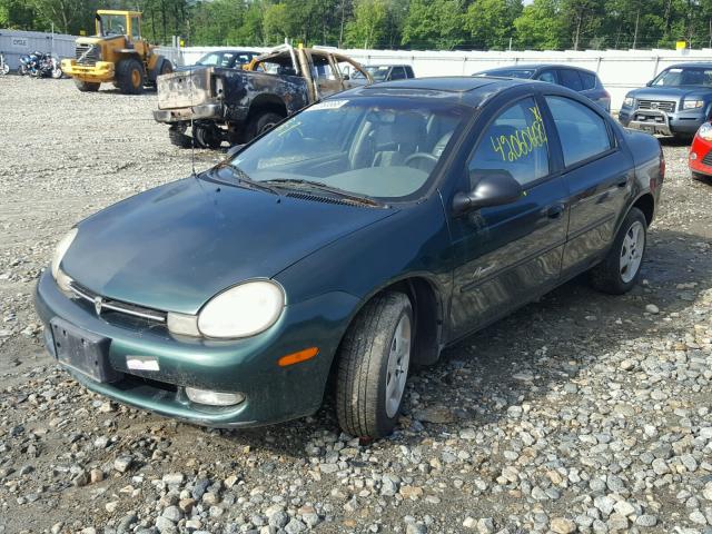 1P3ES46C0YD740015 - 2000 PLYMOUTH NEON BASE 绿色 照片 2