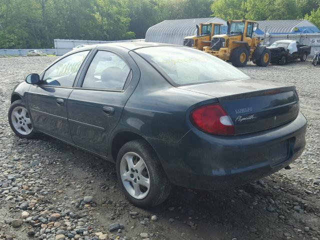 1P3ES46C0YD740015 - 2000 PLYMOUTH NEON BASE 绿色 照片 3