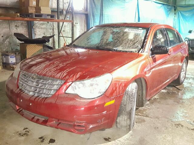 1C3CC4FB0AN128512 - 2010 CHRYSLER SEBRING RED photo 2