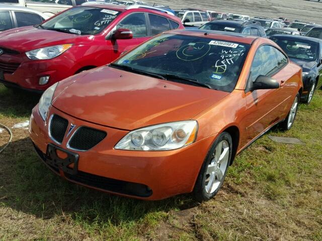 1G2ZM151764139597 - 2006 PONTIAC G6 ORANGE photo 2